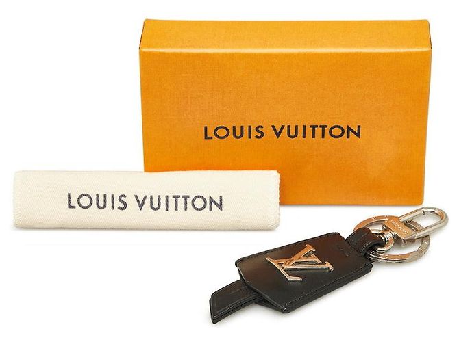 Porte-clés en cuir Clochette Louis Vuitton M68020 Noir - vue 6