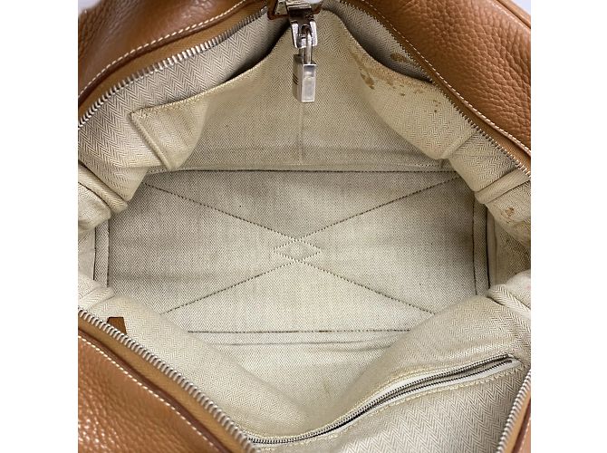Hermès Borsa tote Hermes Victoria 35 in oro D'oro - vista 4