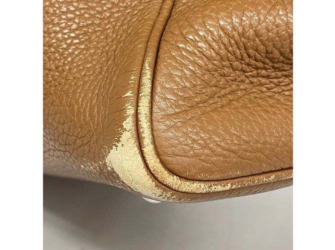 Hermès Borsa tote Hermes Victoria 35 in oro D'oro - vista 6