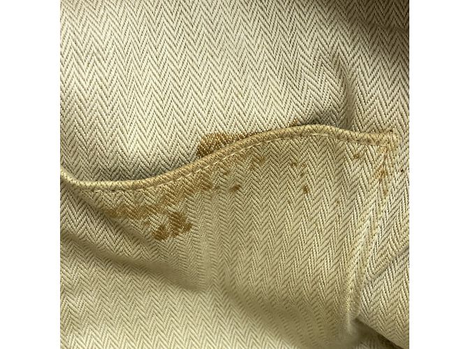 Hermès Borsa tote Hermes Victoria 35 in oro D'oro - vista 9