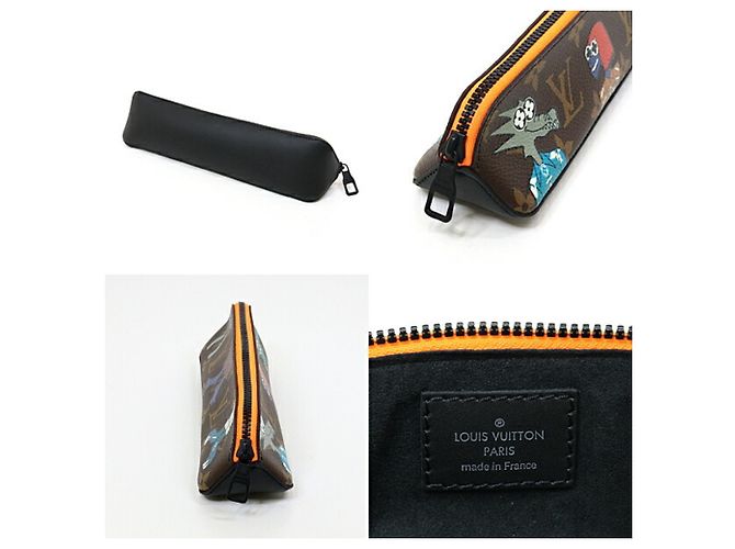 Louis Vuitton Truss Elisabeth GI0580 Pencil Case Multiple colors Monogram - view 3