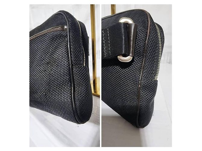 LOUIS VUITTON Marsupio Damier Geant Acrobat Nero - vista 3