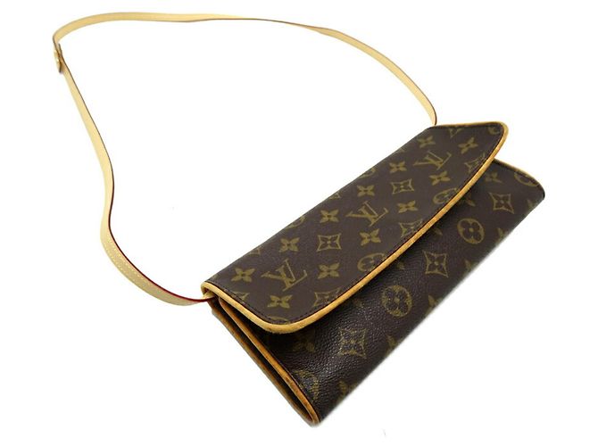 Borsa a spalla Pochette Twin GM da donna Louis Vuitton Marrone - vista 3