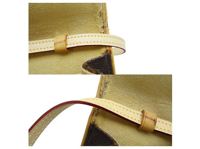 Borsa a spalla Pochette Twin GM da donna Louis Vuitton Marrone - vista 8