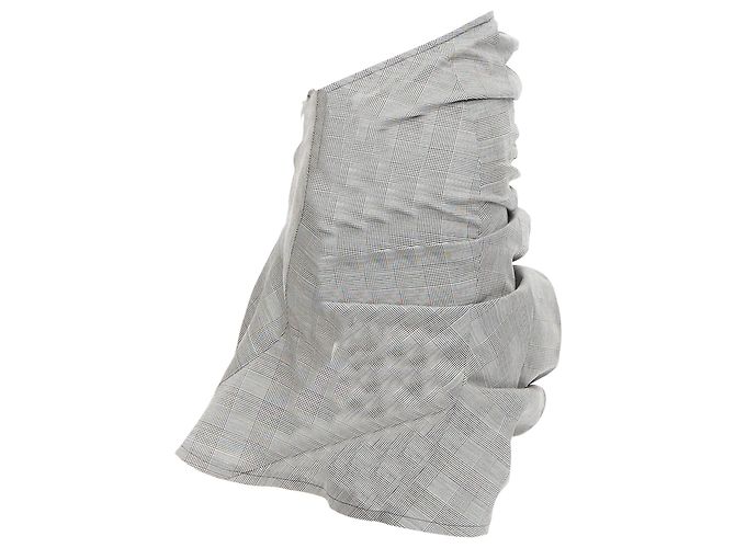 Junya Watanabe 3D Curved Cut Deconstructed Ruched Skirt - view 4