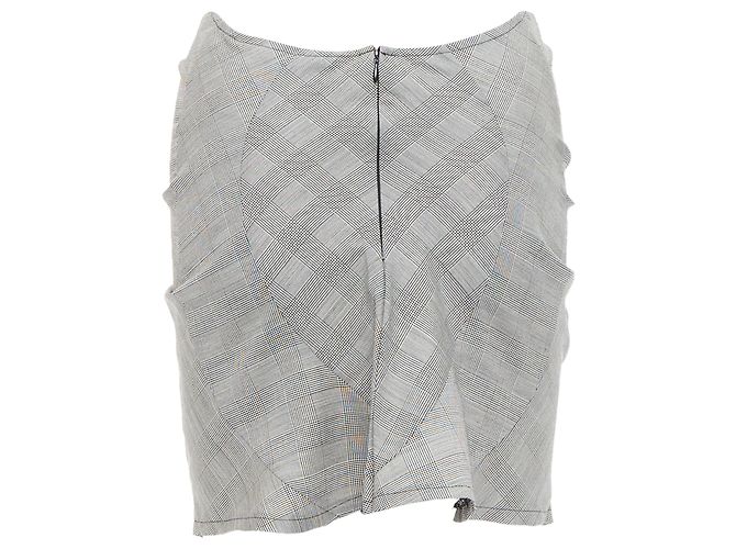 Junya Watanabe 3D Curved Cut Deconstructed Ruched Skirt - view 5