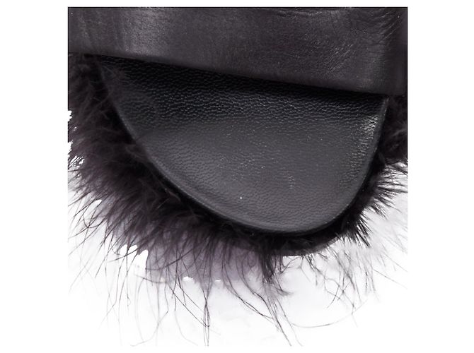 Mules en cuir avec plumes de Simone Rocha - vue 6
