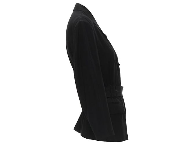Comme Des Garcons Blazer de dobladillo semi-desprendido en nudo chino Comme des Garçons - vista 4