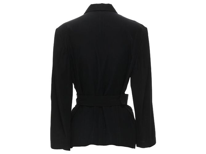 Comme Des Garcons Blazer de dobladillo semi-desprendido en nudo chino Comme des Garçons - vista 5