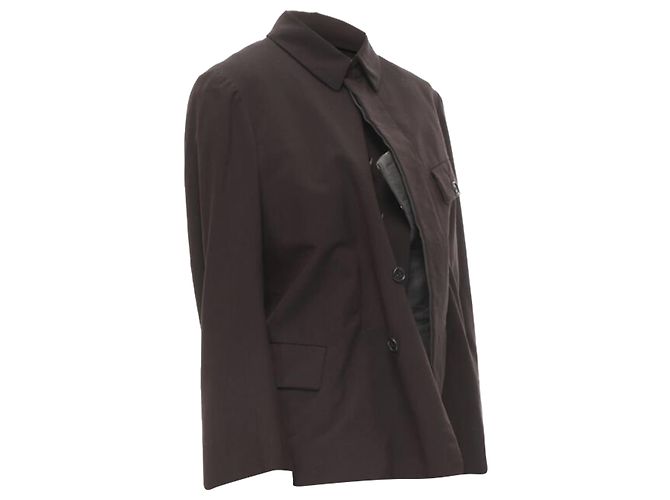 Comme des Garcons wool corset vest bundled blazer - view 3
