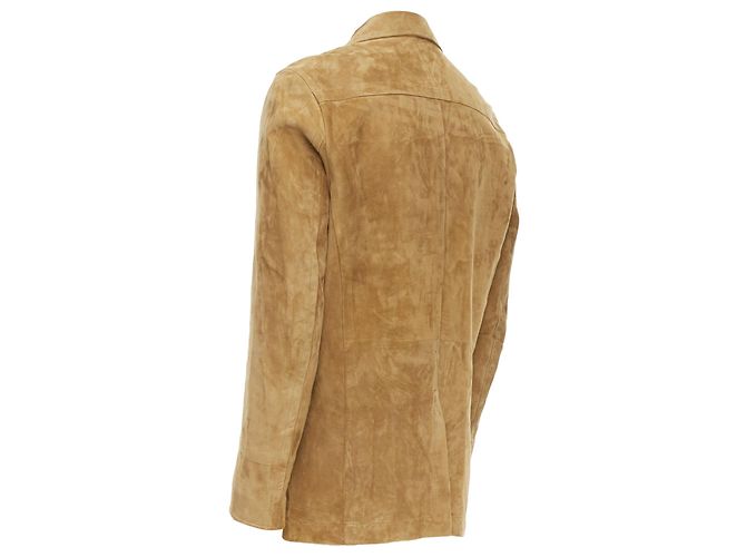 Alfred Dunhill Dunhill Echtes Wildleder Lammleder Utility Blazer Jacke - Ansicht 6