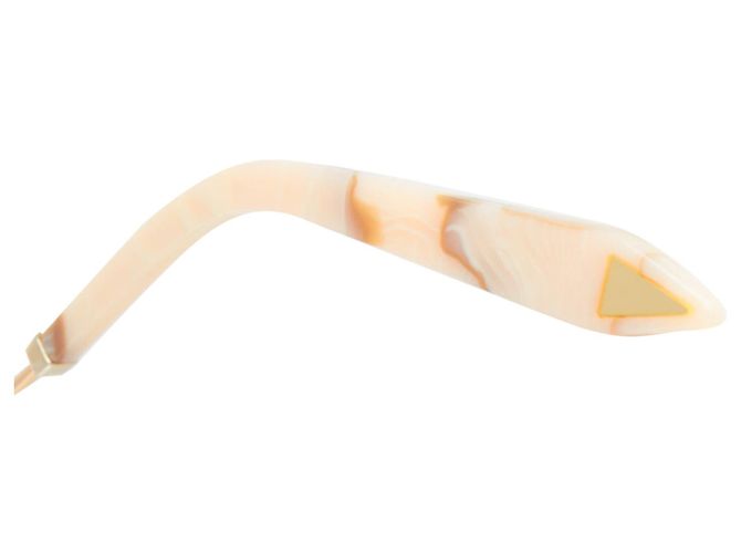Victoria Beckham VBS90 C61 Gradient Gold Trim Handmade Aviators - view 6
