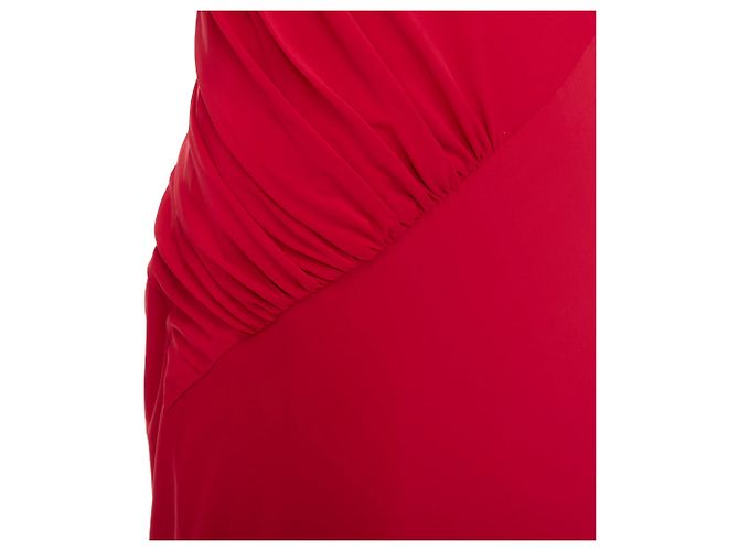 Asymmetrisch geschnittenes Midi-Kleid mit Drapierung von Donna Karan - Ansicht 2