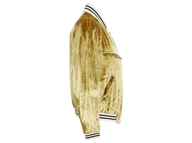 Chaqueta bomber teddy de terciopelo aplastado Haider Ackermann - vista 4