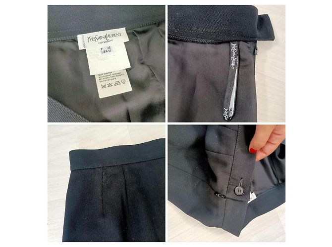 Yves Saint Laurent Schwarze Vintage YSL 1994 - Ansicht 10