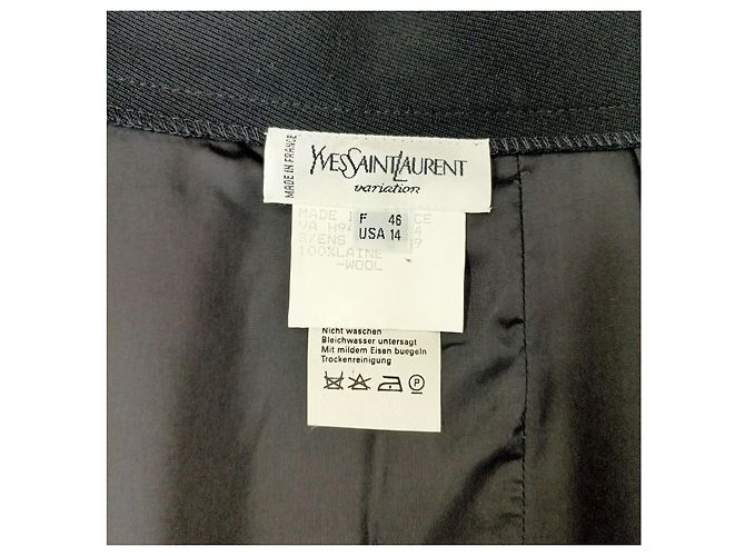 Yves Saint Laurent Schwarze Vintage YSL 1994 - Ansicht 4