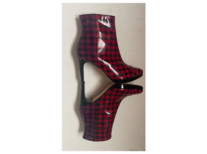 Autre Marque Botines Azurée de charol pata de gallo Multicolor - vista 5