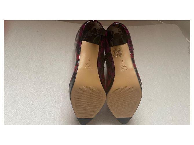 Autre Marque Botines Azurée de charol pata de gallo Multicolor - vista 6