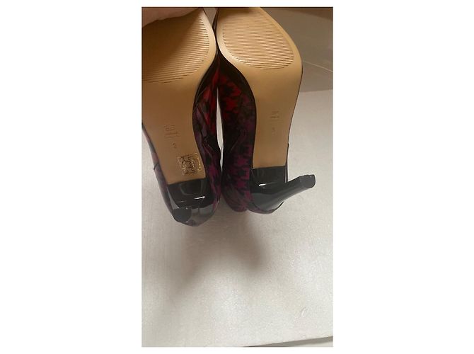 Autre Marque Botines Azurée de charol pata de gallo Multicolor - vista 7