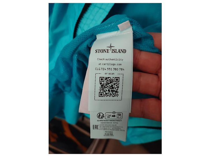 Stone Island Windjacke Türkis - Ansicht 4