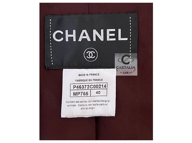 Chanel 12K$ Rare Gripoix Buttons Leather & Tweed Jacket Multiple colors - view 15
