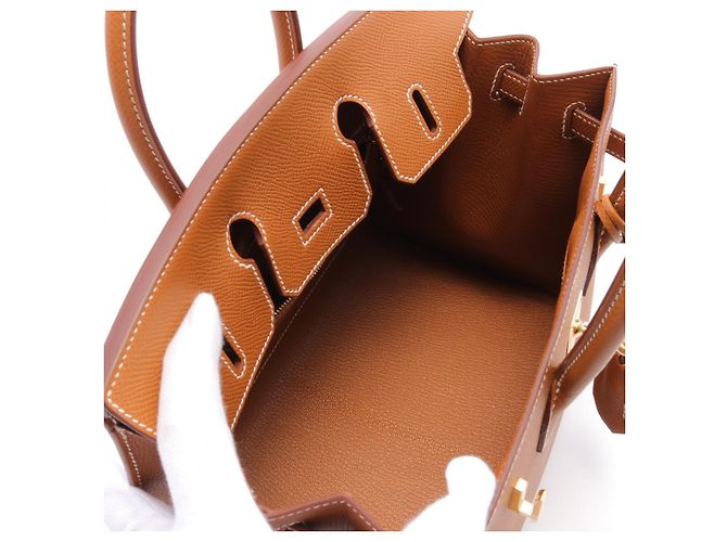 Hermès Sac à main Hermes Birkin Sellier 25 Marron - vue 3