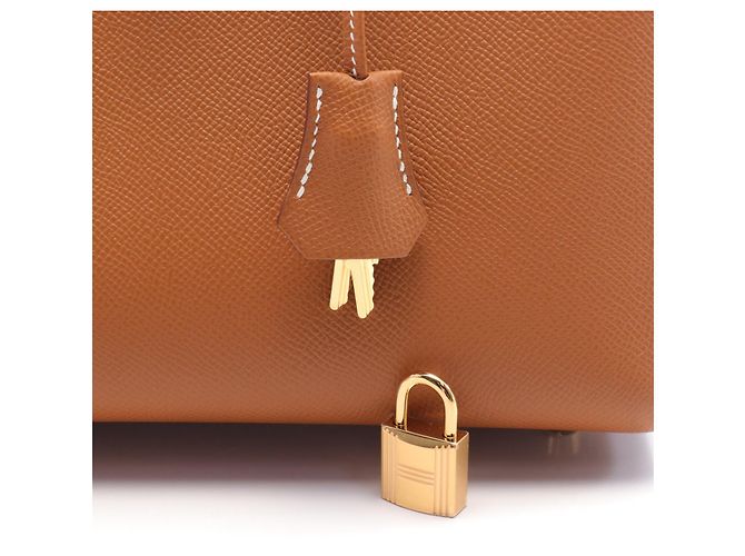 Hermès Sac à main Hermes Birkin Sellier 25 Marron - vue 6