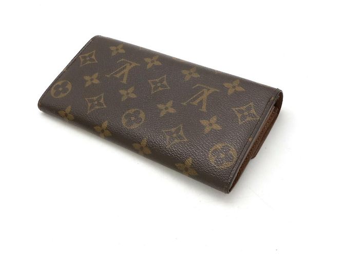 Portefeuille long Monogram Sarah Louis Vuitton M61734 Marron - vue 2