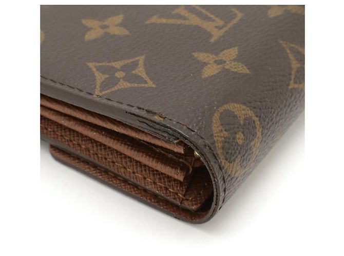 Portefeuille long Monogram Sarah Louis Vuitton M61734 Marron - vue 3