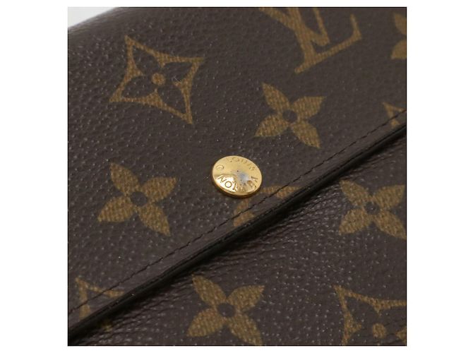 Portefeuille long Monogram Sarah Louis Vuitton M61734 Marron - vue 4