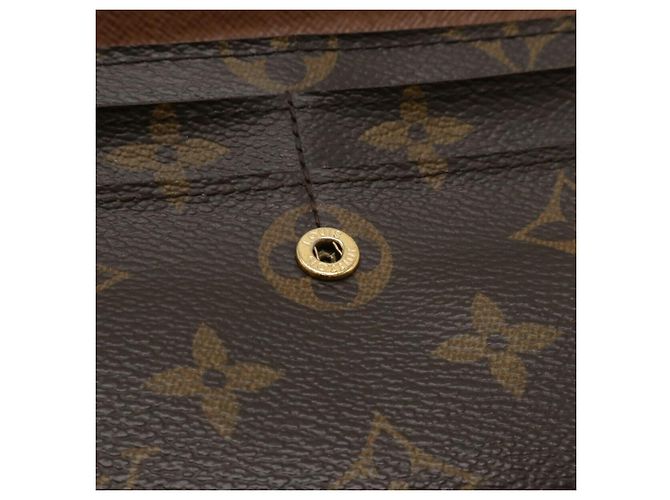 Portefeuille long Monogram Sarah Louis Vuitton M61734 Marron - vue 9