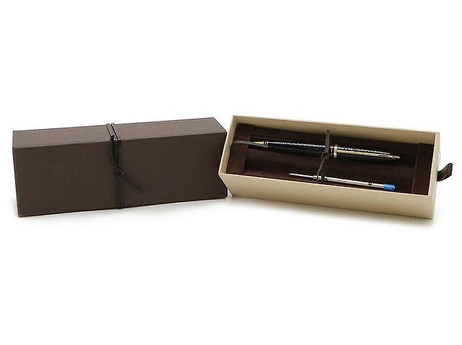Penna a sfera doppia laccata Palladium Dock Louis Vuitton N72702 - vista 4