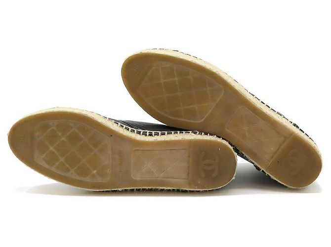 Chanel Leder-Canvas-Jute Chukka-Stiefel - Ansicht 4