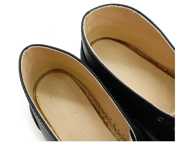 Chanel Leder-Canvas-Jute Chukka-Stiefel - Ansicht 7