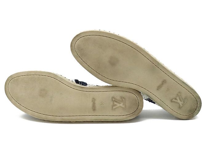 Scarpe flat espadrillas in pizzo Chanel - vista 4