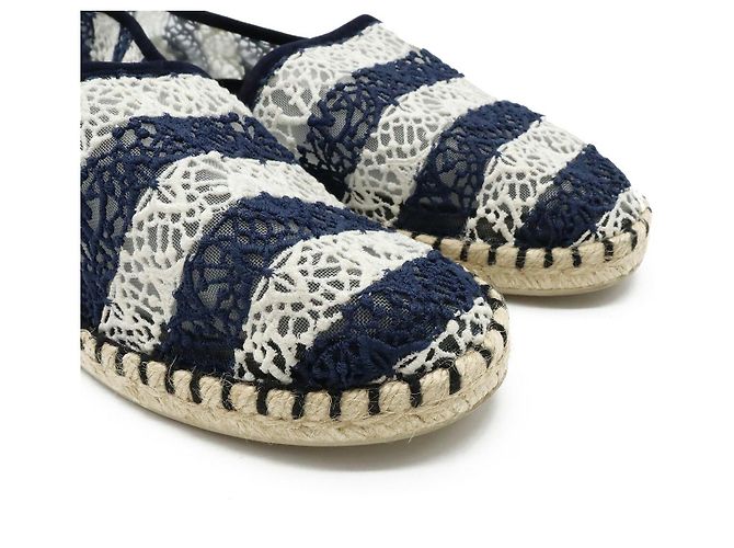 Scarpe flat espadrillas in pizzo Chanel - vista 5