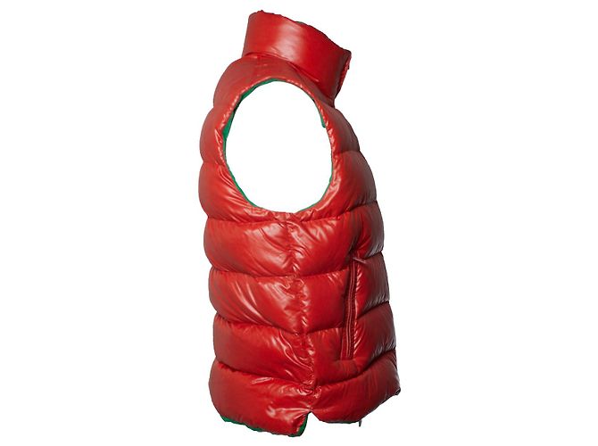 Moncler, chaleco parka Genius en rojo Roja - vista 3