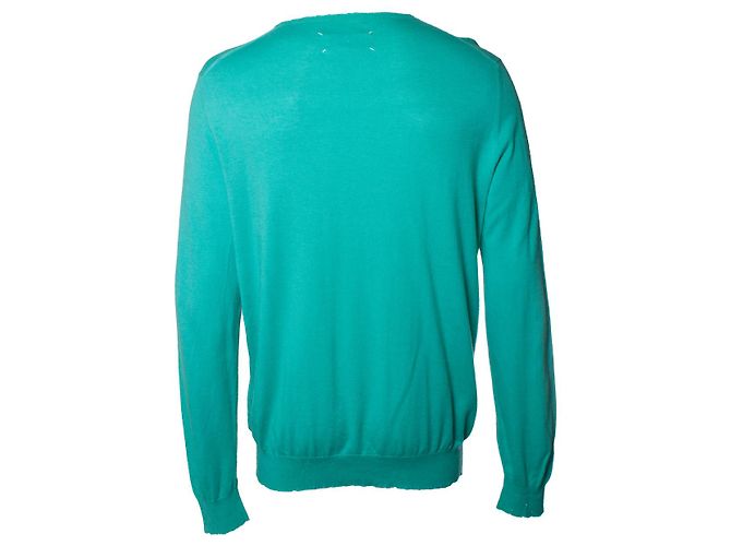 Maison Martin Margiela Maison Margiela, türkisfarbener Pullover Blau Grün - Ansicht 2