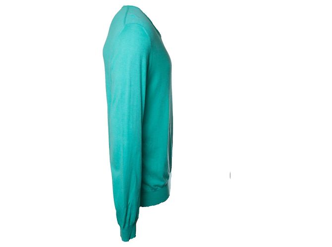 Maison Martin Margiela Maison Margiela, türkisfarbener Pullover Blau Grün - Ansicht 4