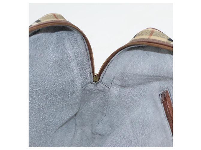 Autre Marque Borsa a mano Burberrys Nova Check PVC Beige Oro Auth 101041 D'oro - vista 20