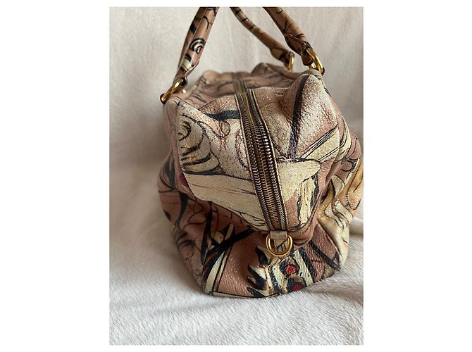 Borsa Prada Fairy Collection in pelle rosa - vista 17