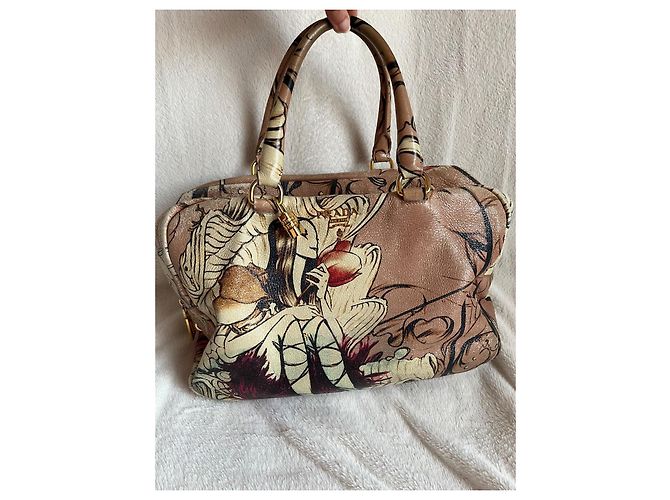 Borsa Prada Fairy Collection in pelle rosa - vista 2