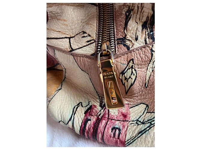 Borsa Prada Fairy Collection in pelle rosa - vista 4