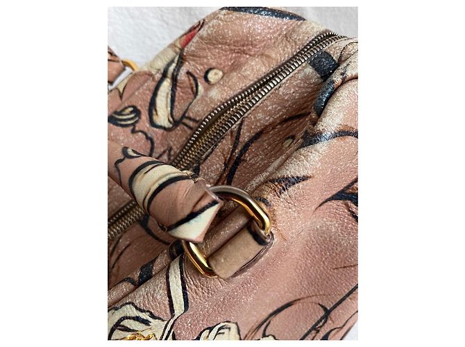 Borsa Prada Fairy Collection in pelle rosa - vista 8