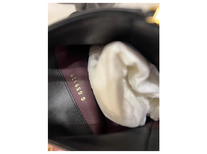 Cambon Stivaletti Chanel in pelle nera Nero - vista 9