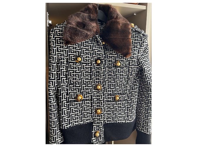 Balmain Black Wool Jacket - view 2