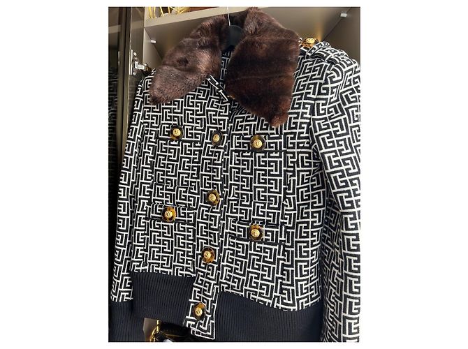 Balmain Black Wool Jacket - view 3