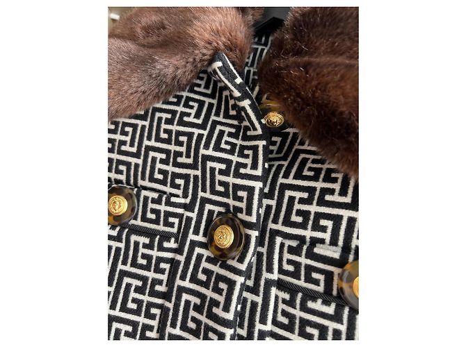 Balmain Black Wool Jacket - view 5