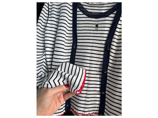 Christian Dior Twinset aus Leinen - Ansicht 3