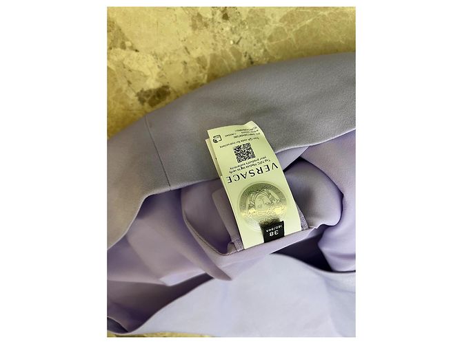 Vestido Versace de algodón morado Púrpura - vista 7